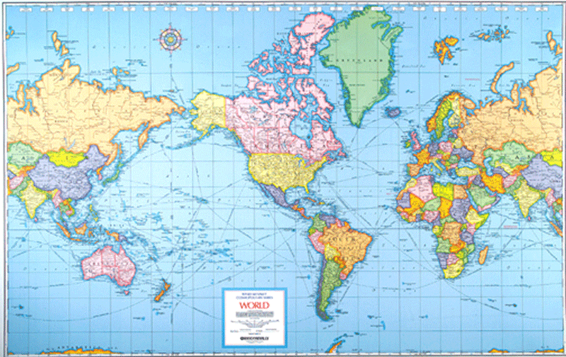 World Map Upside Down. map#39;s inherent bias